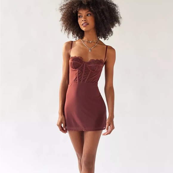 Urban Outfitters Corset Dress - Picture 2 of 9